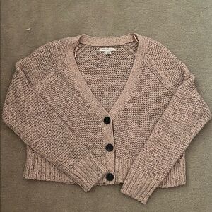 American Eagle Outfitters Cozy Pink Cardigan
